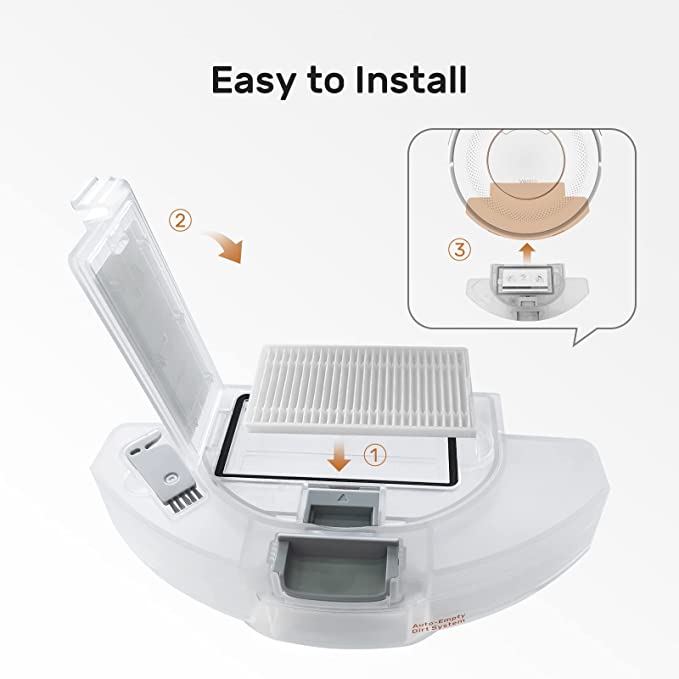 High-Efficiency Filters for L20M Series / V60 Series(2 pcs)