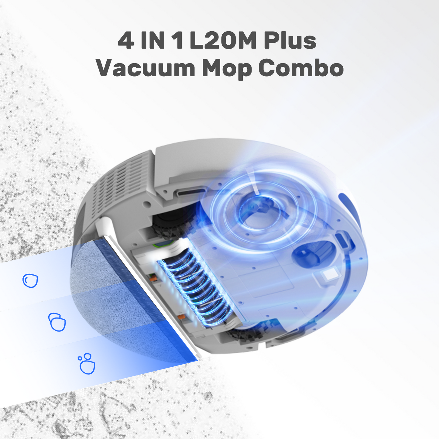 Verefa L20M Plus Self Emptying Robot Vacuum Cleaner and Mop Combo
