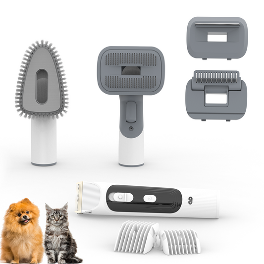 Kit de aseo para mascotas funciona con L20M Plus, necesita compra adicional, pelo de mascota recogido y aspirado
